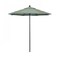 California Umbrella 7.5' Black Aluminum Market Patio Umbrella, Sunbrella Astoria Lagoon 194061334591 - alternate 1